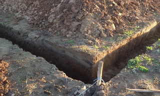 Копка траншей для канализации в Полысаево от 945 руб., заказать в 2Землекопа-Плс