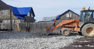 Отсыпка участка Полысаево, цена от 210 р./куб.