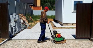 Устройство въезда на участок Полысаево, цена от 51436 руб.